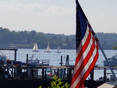 Harbor view from deck