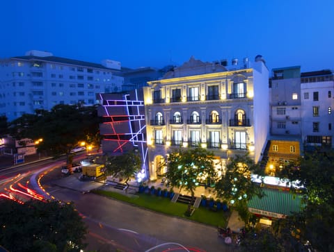 Front of property - evening/night