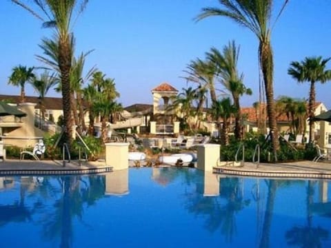 Heated Pool overlooking Waterslide and just walk from the home