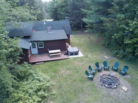 with camp fire and....