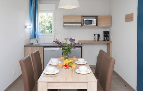 Share meals and laughs at the dining table.