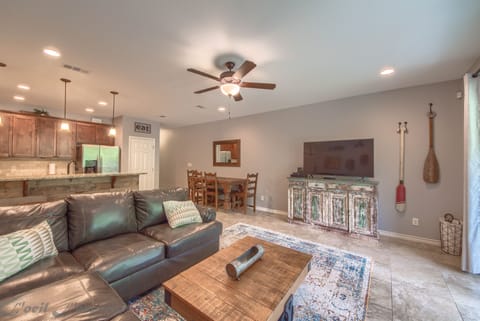 fully furnished with TVs