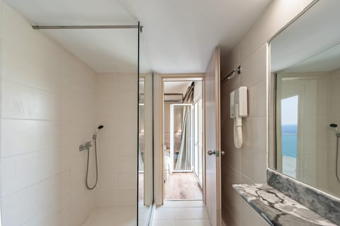 Classic Double Side Sea View | Bathroom | Shower, free toiletries, hair dryer, slippers