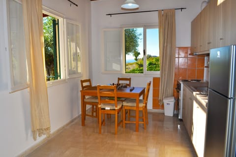 Electric stove, extractor hood, fridge and freezer, coffee maker, etc.