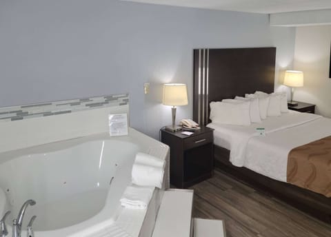 Pillowtop beds, blackout drapes, soundproofing, iron/ironing board