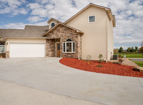 Front view of Townhome
