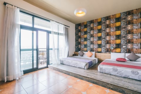 Quadruple Room, Balcony | Desk, blackout drapes, soundproofing, free WiFi