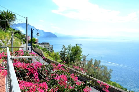 Panorama mozzafiato dal balcone di casa 