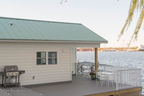 Lily Pad Cottage, is ON the water!