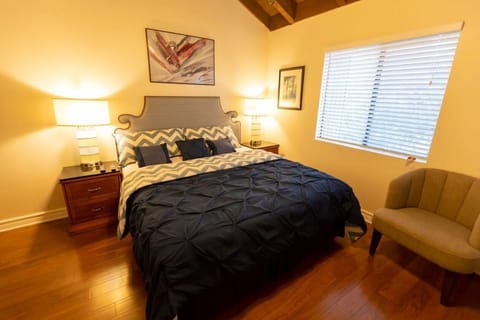 king size bed in the master bedroom