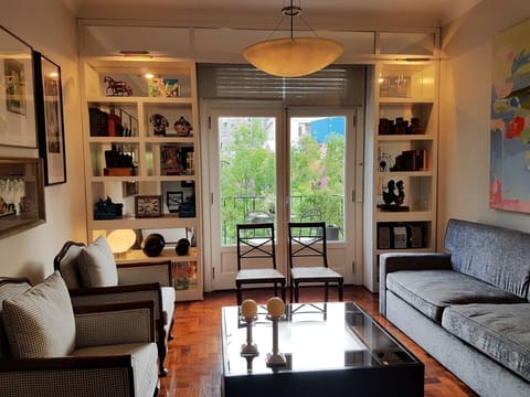 Beautiful apartment with french balcony.