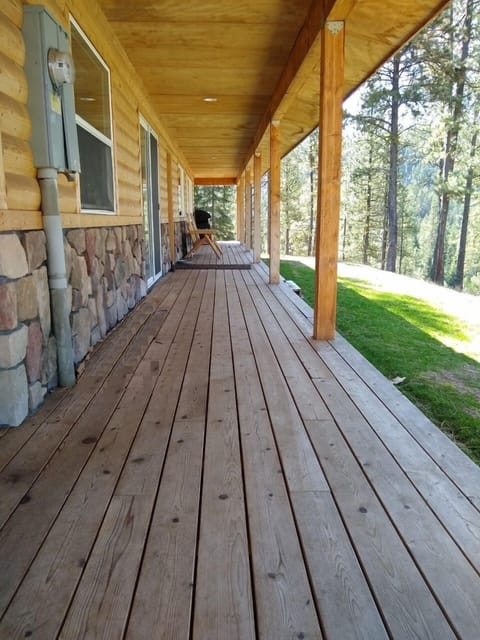 Wrap-around porch