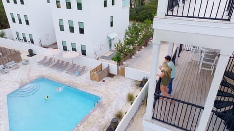 Balcony Overlooks Community Pool