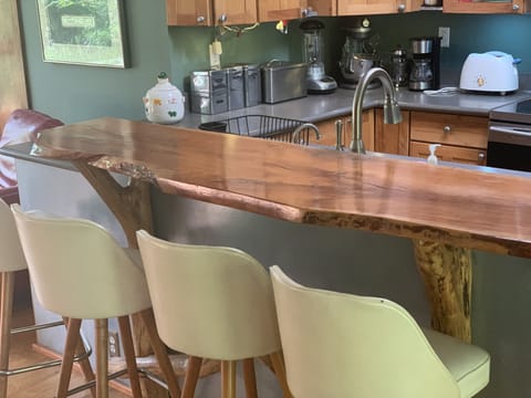 solid cherry breakfast bar