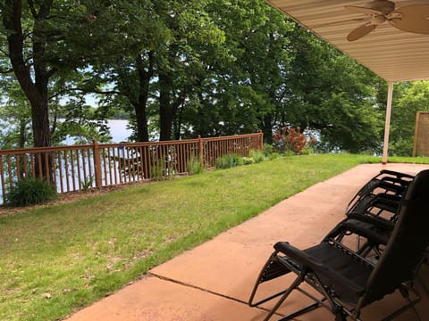 View from the back patio