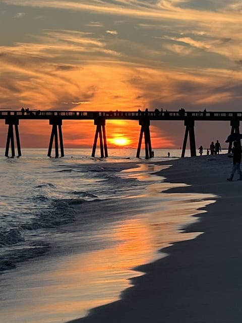 Stunning emerald coast sunsets right from your private 9th-floor balcony.