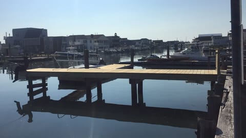 enjoy fishing from our pier