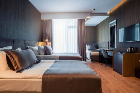 Comfort Triple Room, 3 Twin Beds | Minibar, in-room safe, desk, soundproofing