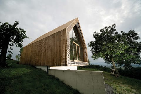 Looking from the north-west toward the full glass front window.