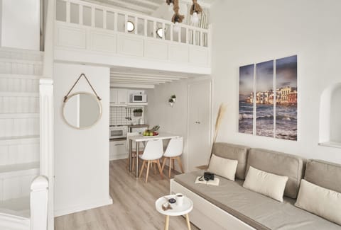 City Apartment, Annex Building | Living area | Flat-screen TV