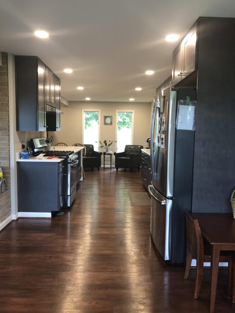 Kitchen looking north