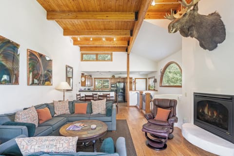 Inviting and spacious open living area 
