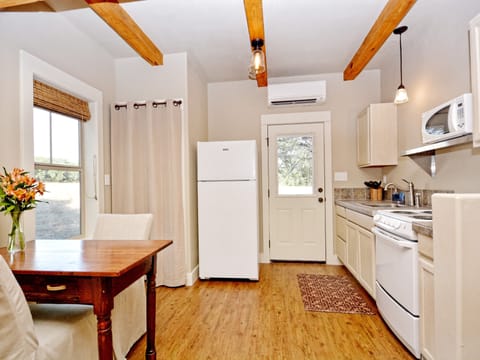 Looking from living area toward back of cabin