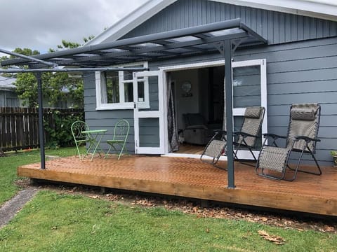 rear deck area