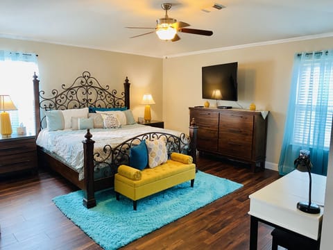 Newly Renovated Master Suite Bedroom 