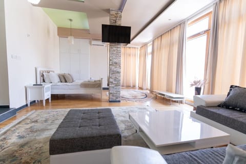 Presidential Studio | In-room safe, laptop workspace, soundproofing, free WiFi