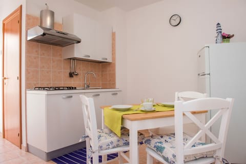 Standard Apartment, 1 Queen Bed, Sea View | Private kitchen | Full-size fridge, dishwasher, coffee/tea maker, cookware/dishes/utensils