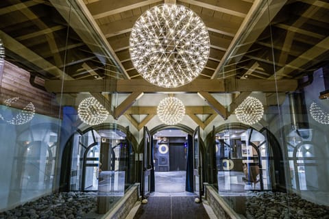 The entrance