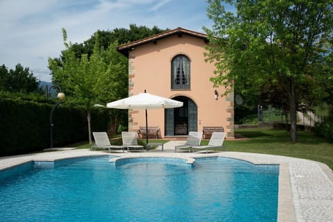 Having the pool so close to the house is great for keeping an eye on the children