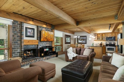 Living Room with Fireplace