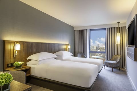 In-room safe, desk, laptop workspace, soundproofing