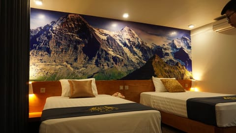 Basic Double or Twin Room, City View | Premium bedding, pillowtop beds, desk, laptop workspace