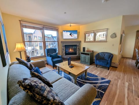 Cozy living room at Black Bear Condos