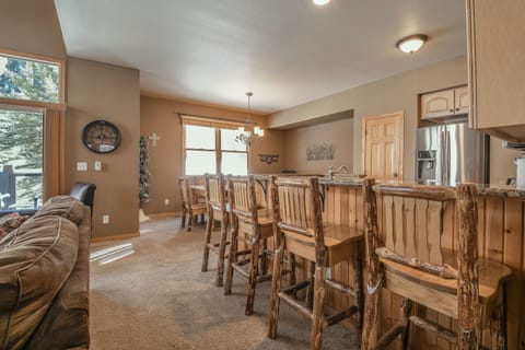 Kitchen with a breakfast bar