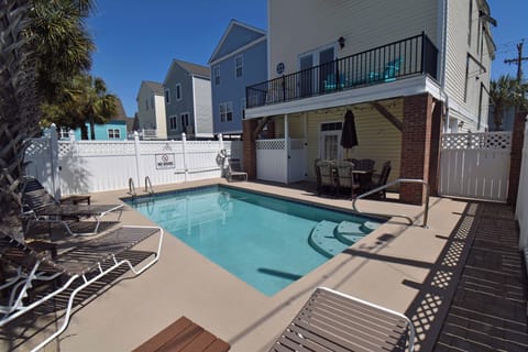 Cool off in the private pool.
