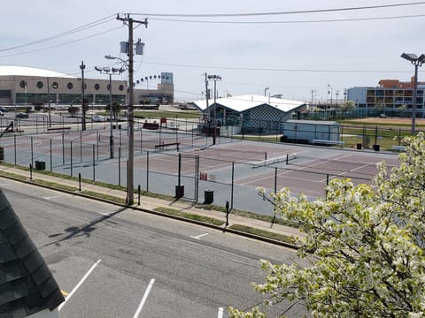 view of Fox Park, Convention Center, and ocean. 
