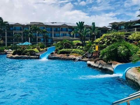 Pool And Waterslides