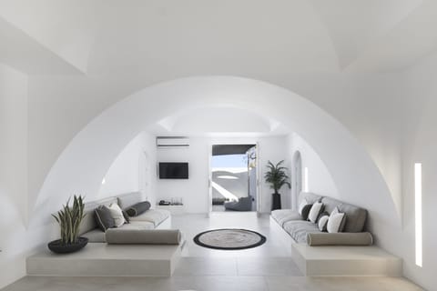 Luxury Villa, 3 Bedrooms, Private Pool, Pool View | Living room | 45-inch flat-screen TV with cable channels, Smart TV, video-game console