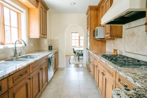 Formal dining room on the other side of kitchen.