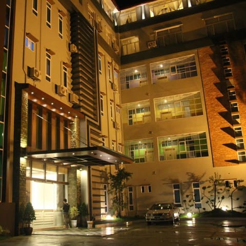 Front of property - evening/night