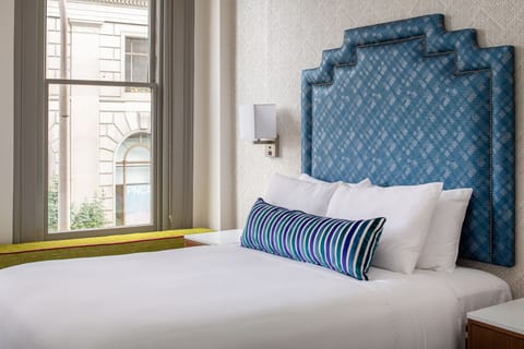 Hypo-allergenic bedding, pillowtop beds, blackout drapes, free WiFi