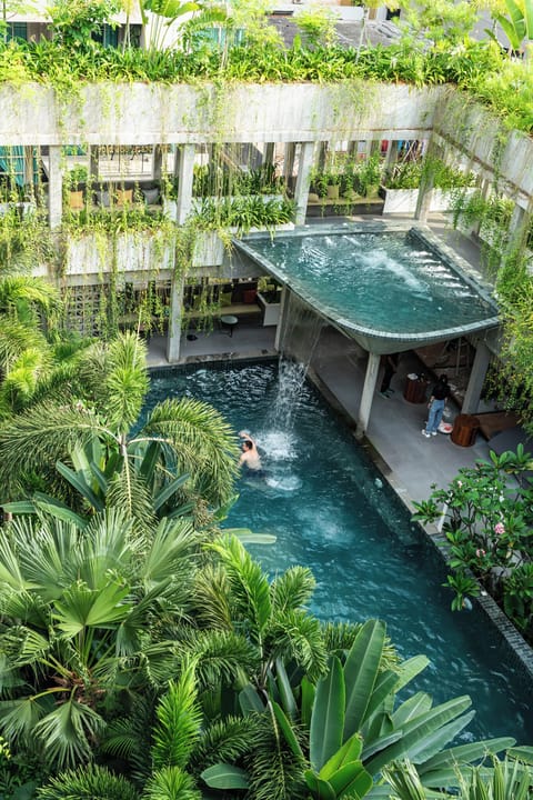 2 outdoor pools, open 6:00 AM to 10:00 PM, pool umbrellas, sun loungers
