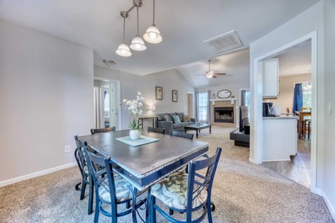 Mini Dining Set with view of the kitchen