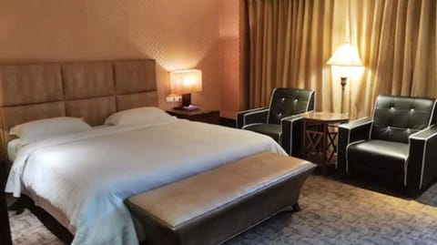 Business Double Room | Desk, blackout drapes, soundproofing, free WiFi