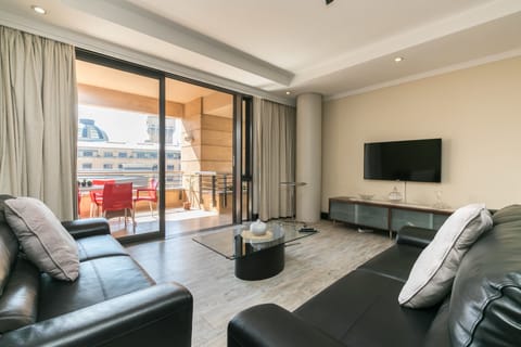 Apartment, 2 Bedrooms | Living area | Flat-screen TV