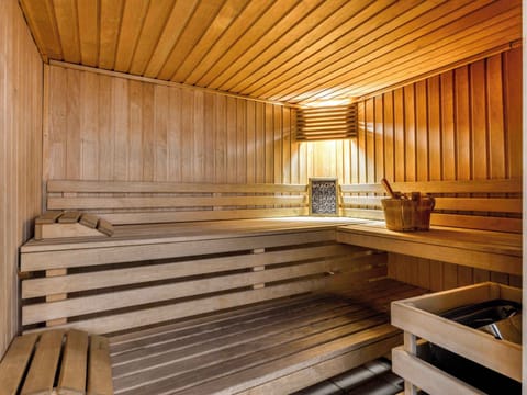 Unwind in our tranquil sauna escape.